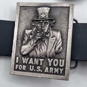 Silver U.S. Army Belt Buckle